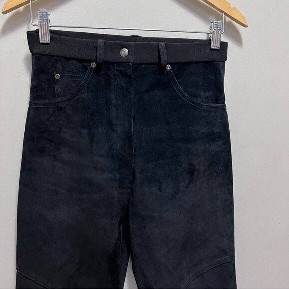 VINTAGE Mosskito Leather  High Rise Pants Size Medium - Picture 3 of 9
